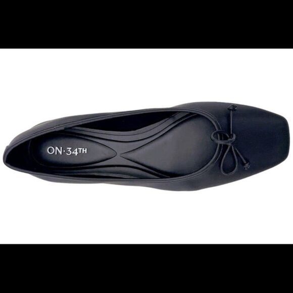ON 34TH Women's Naomie Ballet Flats Black SM - Picture 3 of 3